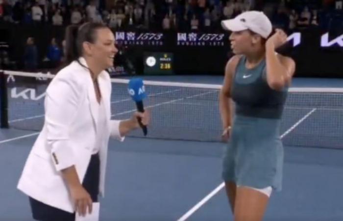 Video, Australian Open > Intervista molto imbarazzante di Madison Keys dopo la vittoria in semifinale contro Iga Swiatek