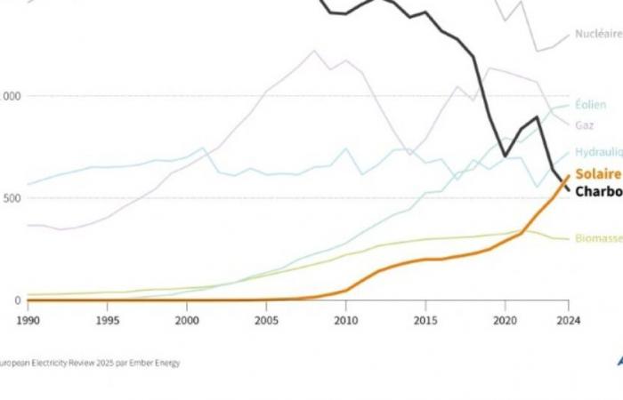 L’energia solare sostituirà il carbone per la prima volta nell’UE nel 2024: Notizie