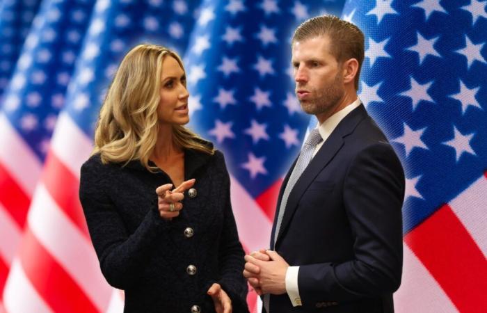 Il messaggio di inaugurazione di Lara Trump al marito Eric decodificato sui social media