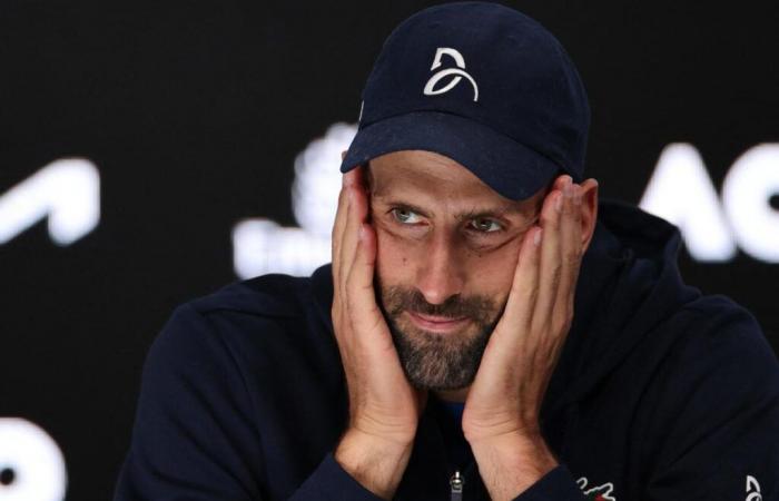 Novak Djokovic per l’infortunio che lo ha costretto a ritirarsi contro Alexander Zverev