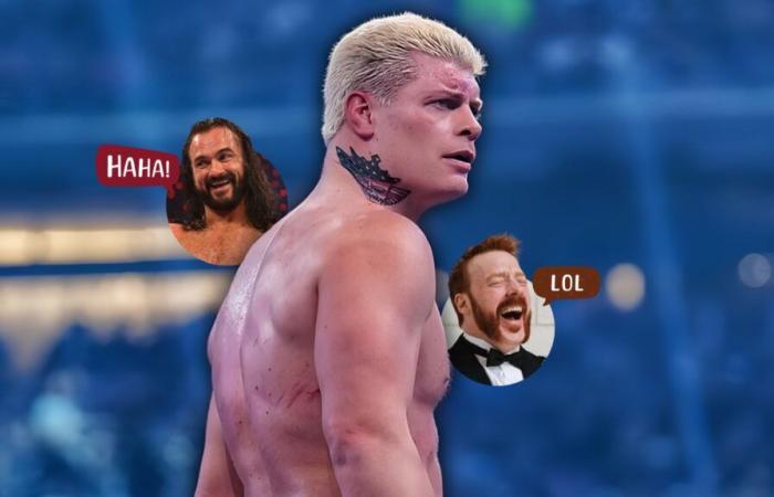 Drew McIntyre e Sheamus prendono in giro il tatuaggio di Cody Rhodes