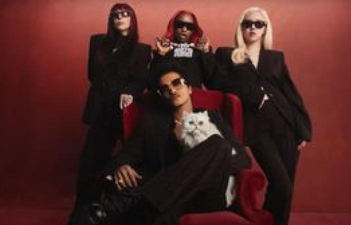 Lady Gaga e Rosé des Blackpink ritrovano Bruno Mars nella sua clip, ma non per cantare