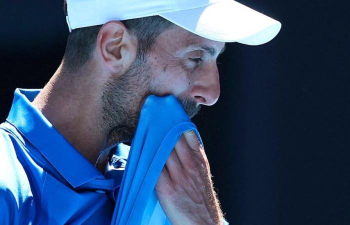 Novak Djokovic ha giocato con uno strappo muscolare