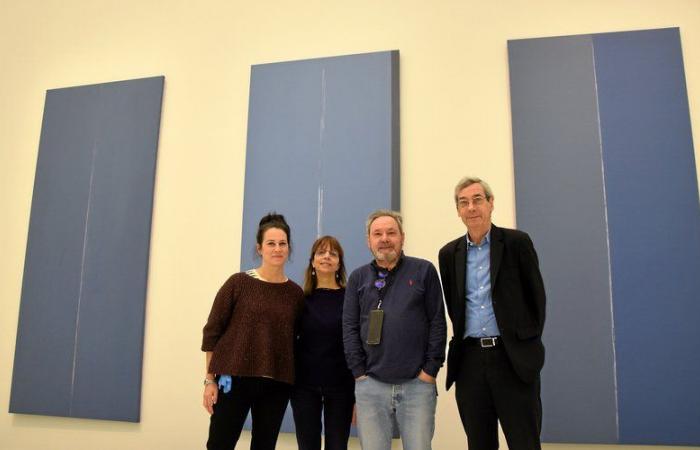 Rodez. Geneviève Asse mette il blu nel museo delle Soulages