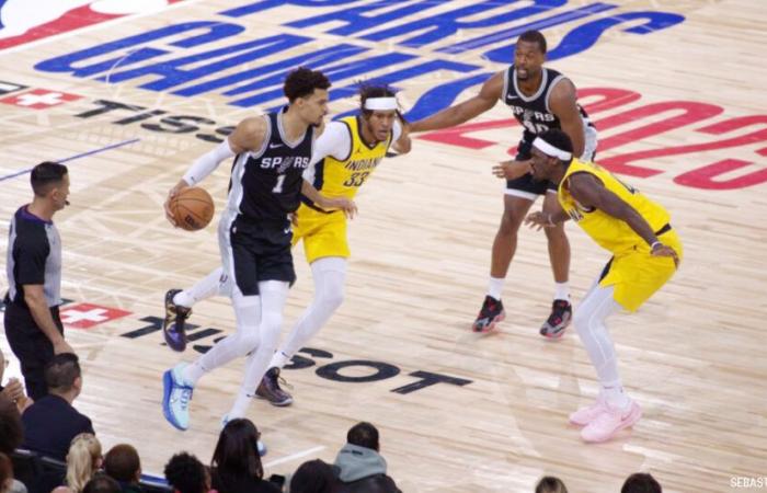 Wembanyama e gli Spurs deliziano Parigi e schiacciano Indiana