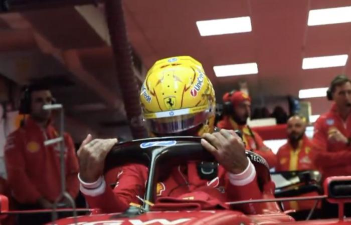 Il primo messaggio radio di Hamilton alla Ferrari