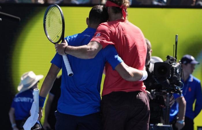 Zverev in Australian Open Final dopo ferita Djokovic smette di metà partita