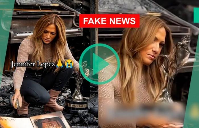 Questo video virale di Jennifer Lopez vittima di incendi è generato dall’intelligenza artificiale