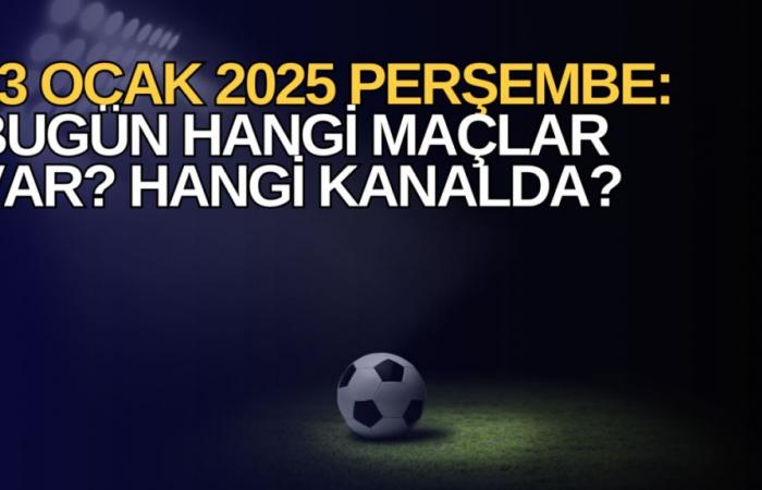 Quali partite ci sono oggi, 23 gennaio 2025? Ecco il programma di trasmissione e i canali