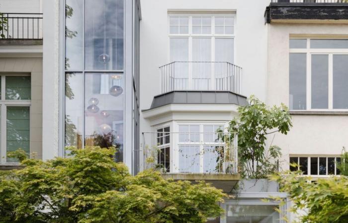 A Bruxelles, un hotel piuma con il suo giardino