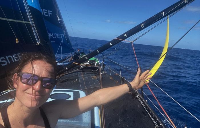 Justine Mettraux, ottava alla Vendée Globe 2024, diventa la velista più veloce nella storia della regata