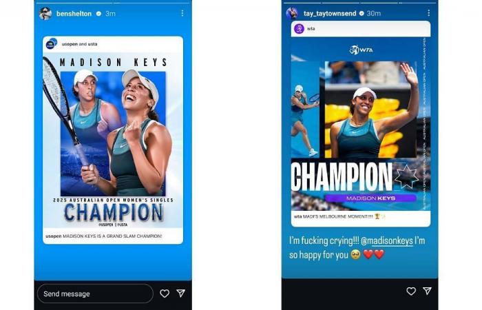 Ben Shelton, Carlos Alcaraz, Jessica Pegula e il mondo del tennis reagiscono alla straordinaria vittoria del titolo dell’Australian Open di Madison Keys