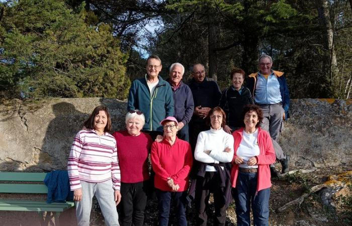 Fontiès-d’aude: escursionisti in Aigues-Veves