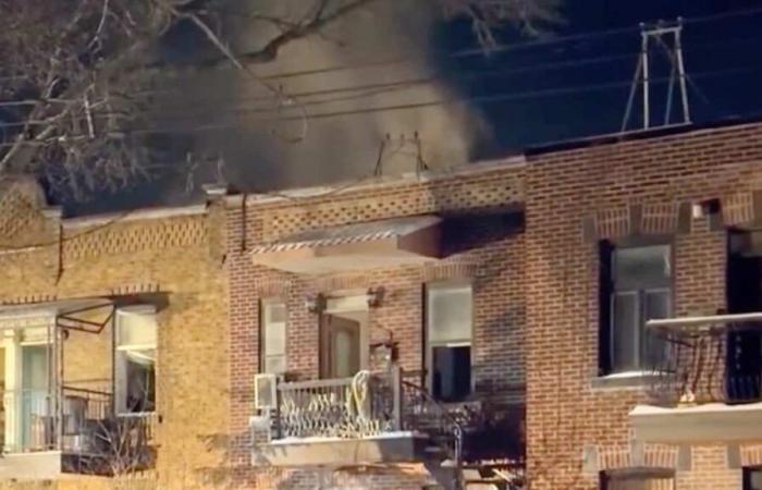 Sette famiglie per strada dopo un incendio a Montreal