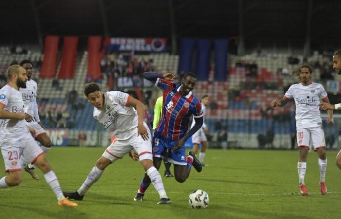 Tempo aggiuntivo châteauroux – nîmes olimpique al microscopio