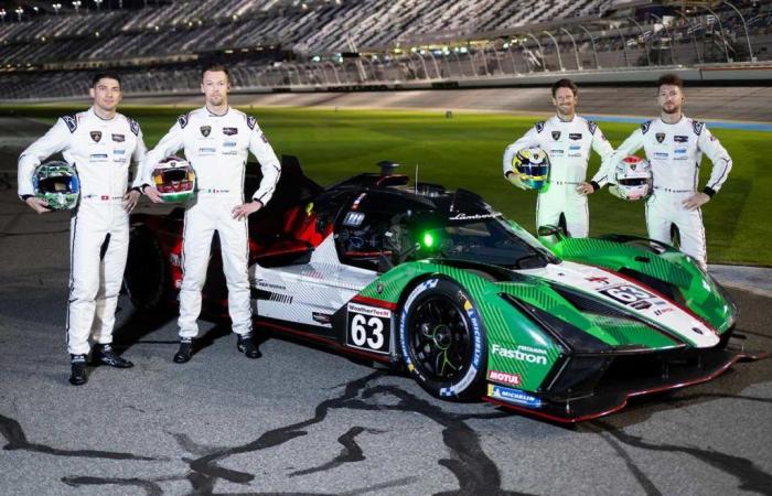 La Lamborghini SC63 affronta la sfida delle 24 ore di Daytona con 2 ex conducenti di F1