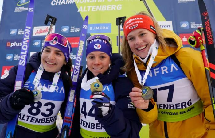 Anaëlle Bondoux in oro nello sprint femminile dei campionati europei, raddoppiata per le bleue