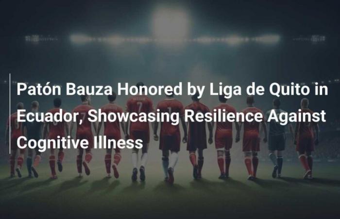 Patón Bauza premiato dalla Liga de Quito in Ecuador, che illustra la resilienza di fronte alle malattie cognitive