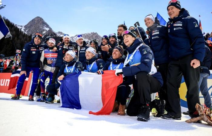 Biathlon | Anterselva: Fabien Claude, Quentin Fillon-Maillet, Eric Perrot ed Emilien Jacquelin vincono la staffetta e regalano alla Francia uno storico quattro di fila | rivista nordica | N. 1 Biathlon