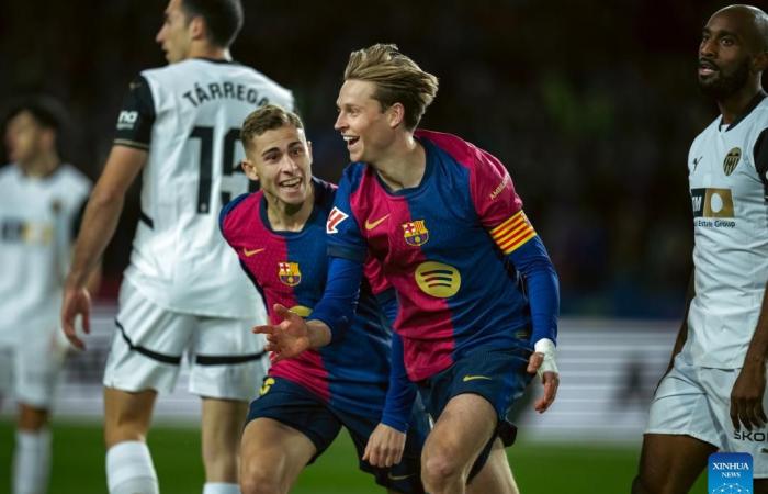 FC Barcelona vs. Valencia Cf-Xinhua