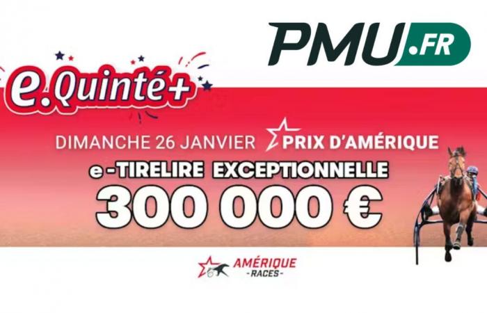 La PMU offre 3 milioni di euro in Supertirelire e 300.000 euro per il suo e-quinté+