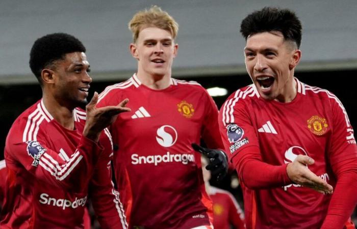 Fulham 0-1 Manchester United: il tiro deviato di Lisandro Martinez guadagna Ruben Amorim la sua quarta vittoria della Premier League come Boss United