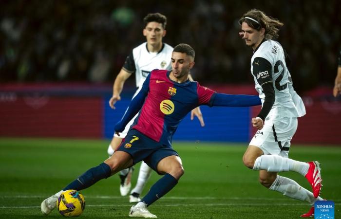 FC Barcelona vs. Valencia Cf-Xinhua