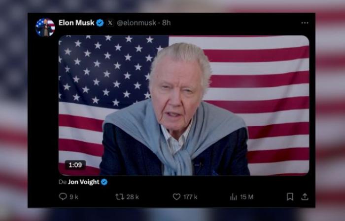 La star americana Jon Voight difende Elon Musk dopo le accuse di saluto nazista contro di lui