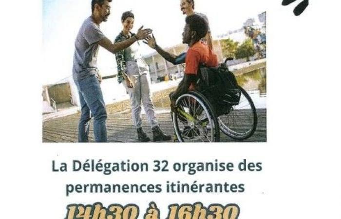 Permanenza della delegazione 32 di France Handicap