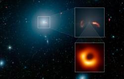 APOD: 9 maggio 2024 – La galassia, il getto e un famoso buco nero