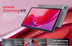 Promozione > Tablet Lenovo ZhaoYang K10 (versione internazionale), MediaTek Helio G88 8 Core Max 2.0GHz, schermo 10.95” 1920*1200 90 Hz, ZUI 15 (Android13), 8 GB+128 GB, batteria 7040 mAh PD3.0 Ricarica rapida ,… – Codice promozionale Gearbest, BangGood, Cdiscount o codice promozionale AliExpress