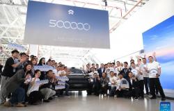 Il 500.000esimo veicolo del produttore cinese di veicoli elettrici NIO esce dalla linea di produzione di Hefei