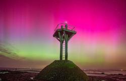 IN FOTO – Aurora boreale anche nei cieli della Loira Atlantica e della Vandea