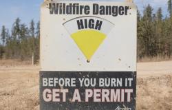 Incendio 16 km a sud-ovest di Fort McMurray ora 5.500 ettari | Incendi boschivi in ​​Canada