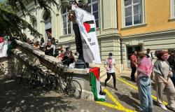 Protesta filo-palestinese: Uni Basel besetzt