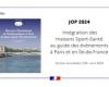 JOP 2024: integrazione delle case Sport-Salute nella guida degli eventi a Parigi e IDF