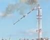L’attacco russo distrugge la torre televisiva di Kahrkiv