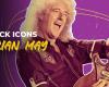 Rock Icons episodio 8/20 – Brian May, l’emblematico chitarrista dei Queen, progettista della sua chitarra Red Special, appassionato di matematica e scienze