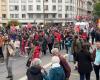 i sindacati contano 13mila manifestanti, 5.500 secondo la polizia