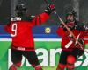 Il Canada batte la Lettonia nei quarti di finale del campionato di hockey maschile U18