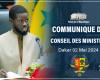 SENEGAL-GOVERNO / Il comunicato stampa del Consiglio dei Ministri di giovedì 2 maggio 2024 – Agenzia di stampa senegalese