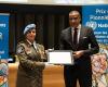 Il comandante Ahlem Douzi riceve il premio “Trailblazer” delle Nazioni Unite (video)