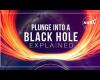 Visualizzazione della NASA di un volo dentro un buco nero supermassiccio