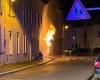 Nuits-Saint-Georges. Un edificio in fiamme a seguito di una fuga di gas