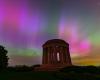spettacolari aurore boreali illuminano il cielo della Francia e del Grand Est