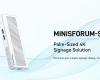 Lancio del Minisforum S100, un mini-PC tascabile che non necessita di presa elettrica