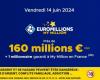 Restano solo poche ore per provare a vincere il jackpot di 160 milioni di euro dell’EuroMillions