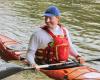 Affetto dal morbo di Parkinson, Guillaume Brachet attraversa la Loira in canoa-kayak da Roanne a Paimboeuf