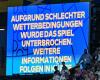Tempesta a Dortmund: interrotti gli ottavi degli Europei tedeschi