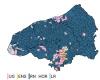 CARTA GEOGRAFICA. I risultati delle elezioni legislative nelle 10 circoscrizioni elettorali della Seine-Maritime